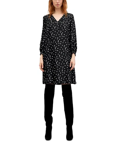 Gerard Darel Clemi V Neck Dress In Black