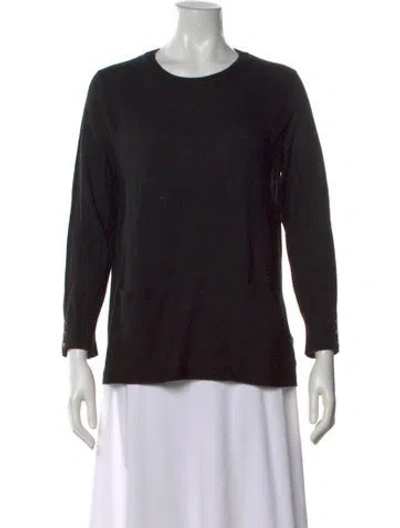 Pre-owned Gerard Darel Crew Neck Sweater In Black