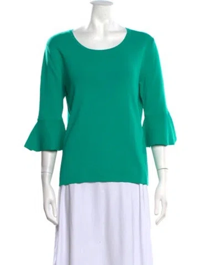 Pre-owned Gerard Darel Crew Neck Sweater In Green