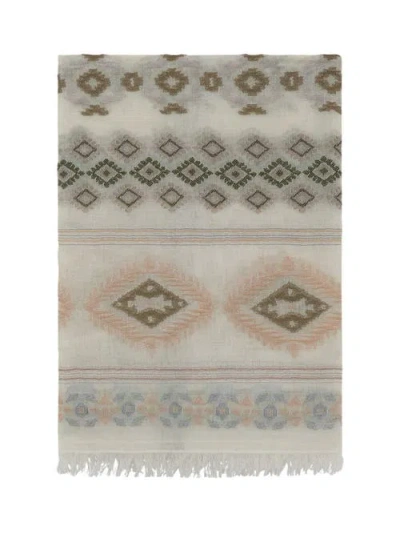 Gerard Darel Delia Printed Scarf In Gray