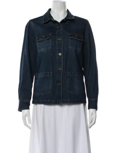 Pre-owned Gerard Darel Denim Jacket In Blue