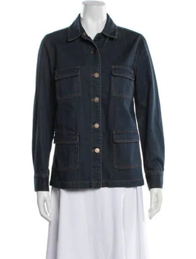 Pre-owned Gerard Darel Denim Jacket In Blue