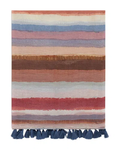 Gerard Darel Dinahe Stripe Print Scarf In Multi