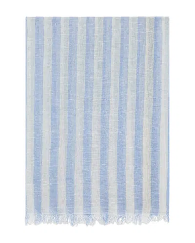 Gerard Darel Dominique Stripe Print Scarf In Blue