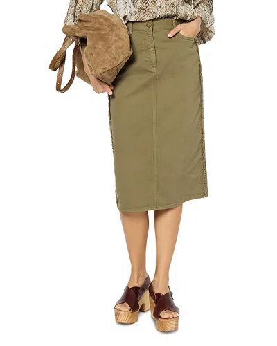 Gerard Darel Donna Skirt In Khaki Green