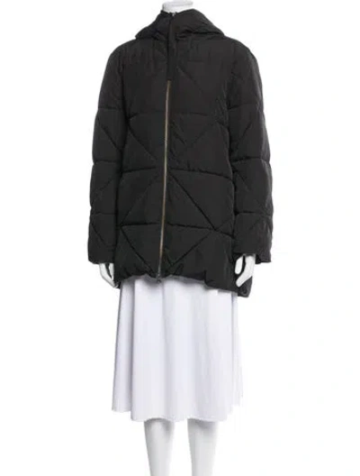 Pre-owned Gerard Darel Down Jacket In Grey