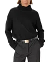 Gerard Darel Edana Cashmere Turtleneck Sweater In Black