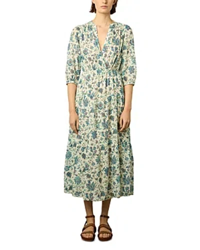 Gerard Darel Elysee Midi Dress In Ecru | ModeSens