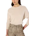 Gerard Darel Ema Cashmere Crewneck Sweater In Brown