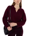 Gerard Darel Enora Sweater In Burgundy
