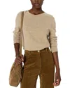 Gerard Darel Eva Wool Crewneck Sweater In Neutral