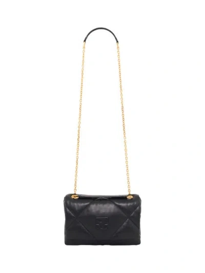 Gerard Darel Fanny Quilted Leather Crossbody Bag In Black