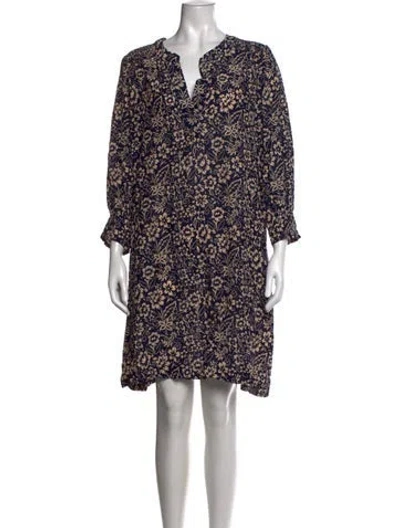 Pre-owned Gerard Darel Floral Print Mini Dress W/ Tags