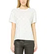 Gerard Darel Gabrielle Cotton Top In White
