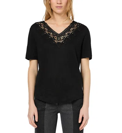 Gerard Darel Galatea Top In Black