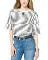 Gerard Darel Ghislaine Tee In Ecru