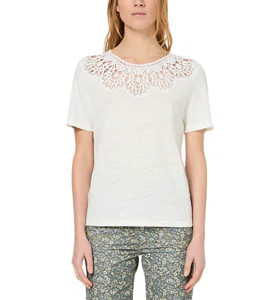 Gerard Darel Gillian Tee In Ecru