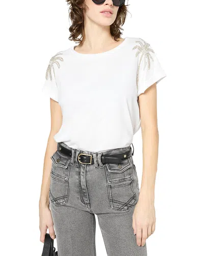 Gerard Darel Giselle Tee In White