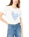 Gerard Darel Gloria Heart Graphic Tee In Blue