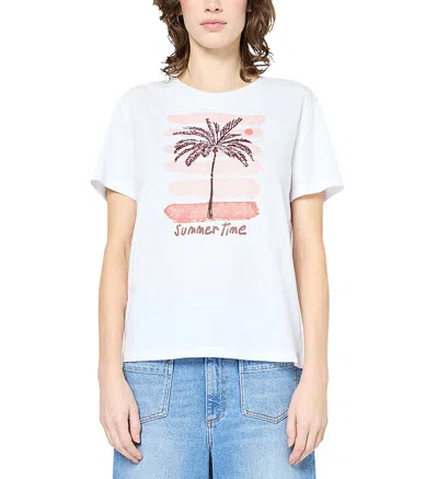 Gerard Darel Gwenaelle Tee In Ecru