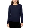Gerard Darel Jade Merino Wool Crewneck Sweater In Navy