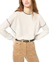 Gerard Darel Jayda Cashmere Sweater In Ecru
