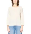 Gerard Darel Jaylene Cashmere Sweater In Ecru