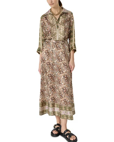 Gerard Darel Jenaya Silk Skirt In Multi