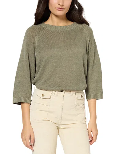 Gerard Darel Joslyn Linen Round Neck Pullover Sweater