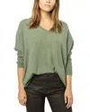 Gerard Darel Jourdan Cashmere V Neck Sweater In Green