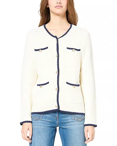 Gerard Darel Jovie Cardigan In Ecru