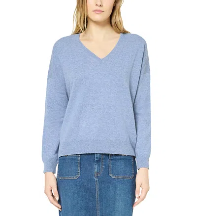 Gerard Darel Judith Cashmere Top In Blue