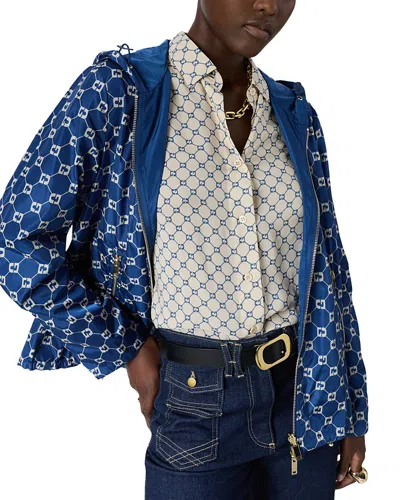 Gerard Darel Juline Reversible Jacket In Blue