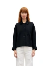 Gerard Darel Junia Oversized Jacket In Black
