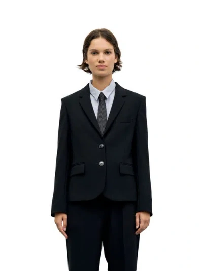 Gerard Darel Justa Tailored Blazer In Black