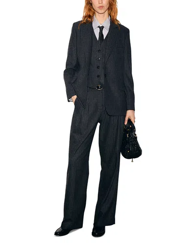 Gerard Darel Justy Single Button Blazer In Black