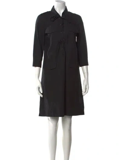 Pre-owned Gerard Darel Knee-length Dress In Black