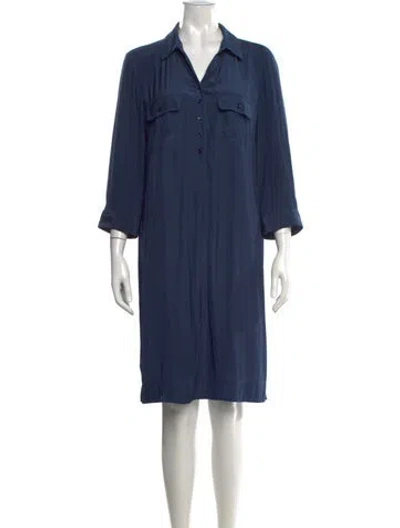 Pre-owned Gerard Darel Knee-length Dress In Blue