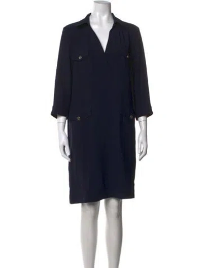 Pre-owned Gerard Darel Knee-length Dress In Blue