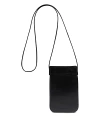 Gerard Darel Ladyphone Leather Crossbody In Black