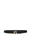 Gerard Darel Le Lauren Logo Belt In Black
