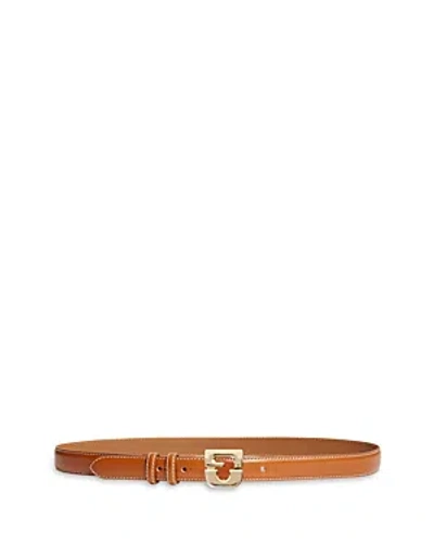 Gerard Darel Le Lauren Logo Belt In Orange