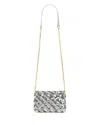 Gerard Darel Le Mini Fanny Crossbody In Silver