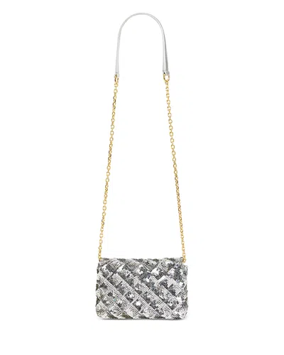 Gerard Darel Le Mini Fanny Crossbody In Silver