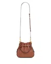 Gerard Darel Le Mini Romy Bucket Bag In Tan