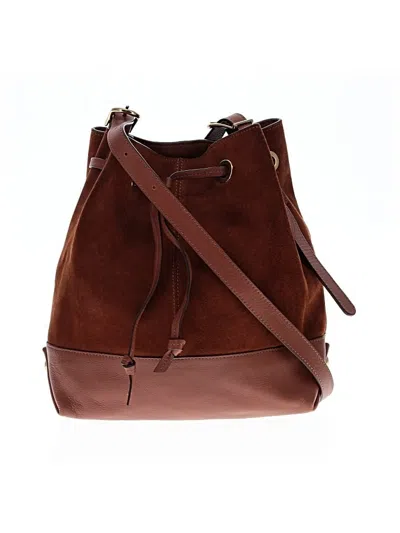 Pre-owned Gerard Darel Leather Bucket Bag In Brown