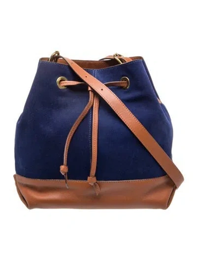 Pre-owned Gerard Darel Leather Crossbody Bag In Blue