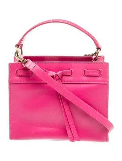 Pre-owned Gerard Darel Leather Crossbody Bag In Pink