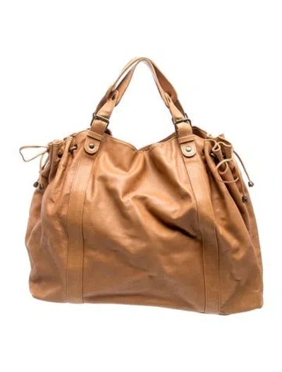 Pre-owned Gerard Darel Leather Hobo In Brown