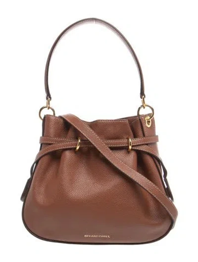Pre-owned Gerard Darel Leather Shoulder Bag In Brown